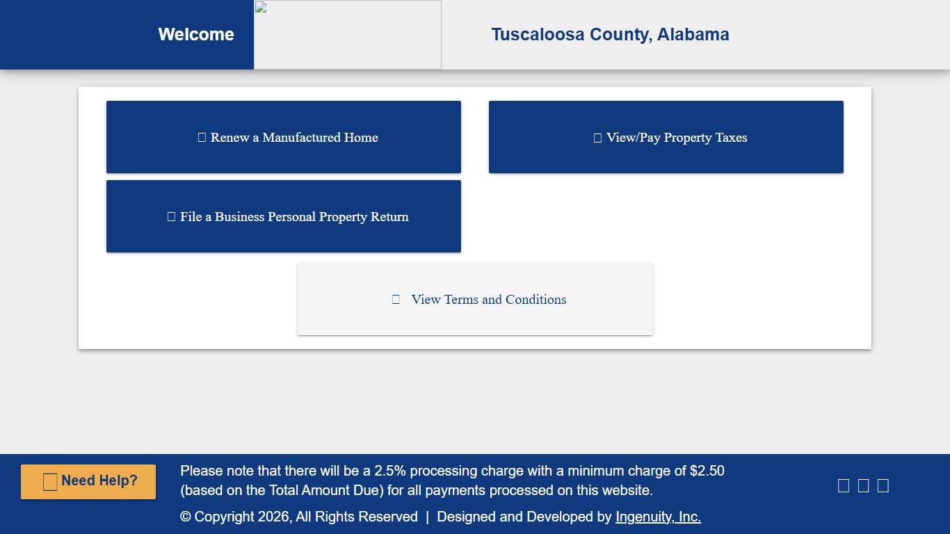 Tuscaloosa County Online Services